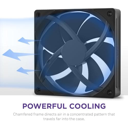 NZXT F140P 140mm Black PWM (2024) 93.2 CFM image