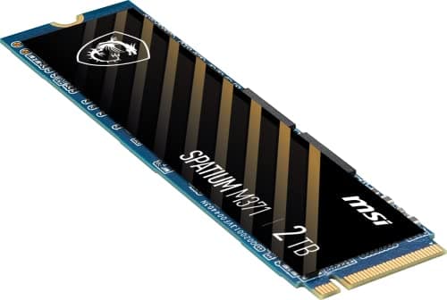 MSI SPATIUM M371 2TB SSD M.2-2280 PCIe 3.0 x4 NVMe image