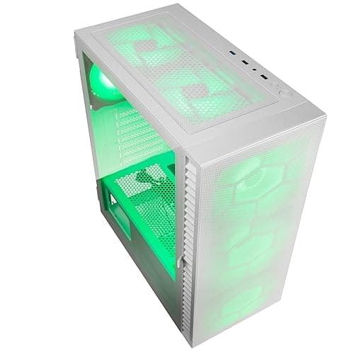 KOLINK Observatory HF Mesh ARGB ATX Mid Tower White Tempered Glass image