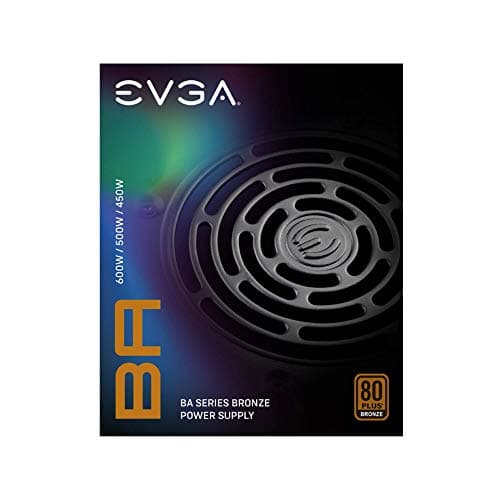 EVGA 500 BA Black 500W Non-Modular 80+ Bronze image