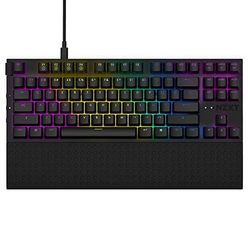 NZXT Function Tenkeyless Mechanical Gateron Red RGB Wired Gaming Keyboard image