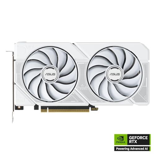ASUS Dual GeForce RTX 5060 Ti 16GB GDDR7 White OC Edition image