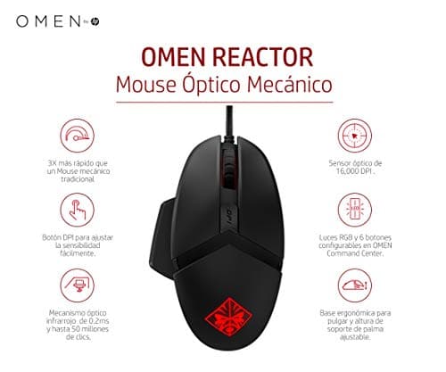 HP OMEN Reactor Wired Optical Gaming Mouse image