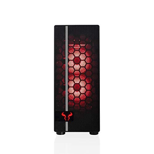 RIOTORO CR400 ATX Mid Tower Black Acrylic Side Panel USB 3.2 Gen 1 Type-A USB 2.0 Type-A image