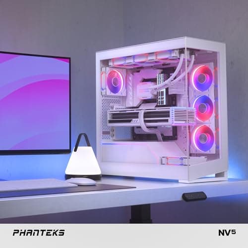 Phanteks NV5 ATX Mid Tower White Tempered Glass image