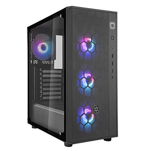 Silverstone FARA R1 PRO ATX Mid Tower Black Tempered Glass Side Panel main image