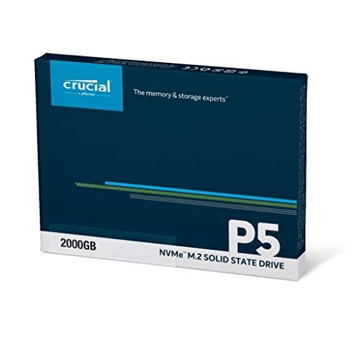 Crucial P5 2TB M.2-2280 SSD PCIe 3.0 x4 NVMe image
