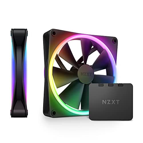 NZXT F140 140mm Black RGB DUO PWM 84.75 CFM 2-Pack main image