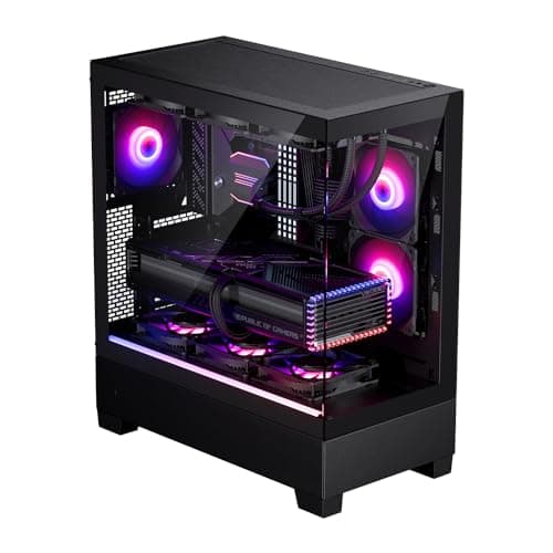 Phanteks XT View ATX Mid Tower Black Tempered Glass Side Panel image