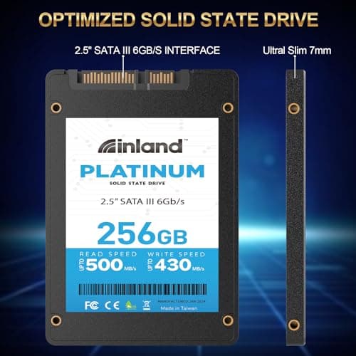 Inland Platinum 256GB SSD 2.5" SATA image