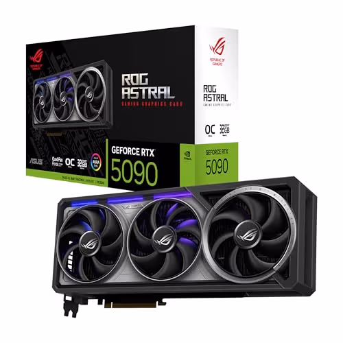 Asus ROG Astral OC GeForce RTX 5090 32GB GDDR7 Black / Silver image