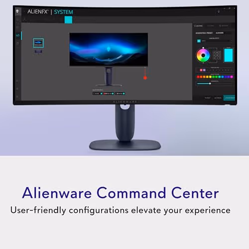 Dell Alienware AW3425DW 34.2" 1440p 240Hz QD-OLED Curved Monitor image
