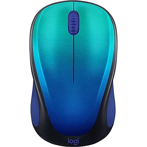 Logitech M317 Blue Aurora Wireless/Wired Optical Mouse image