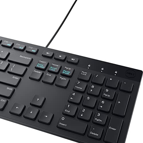 Dell KM300C Wired Standard Keyboard With Optical Mouse image