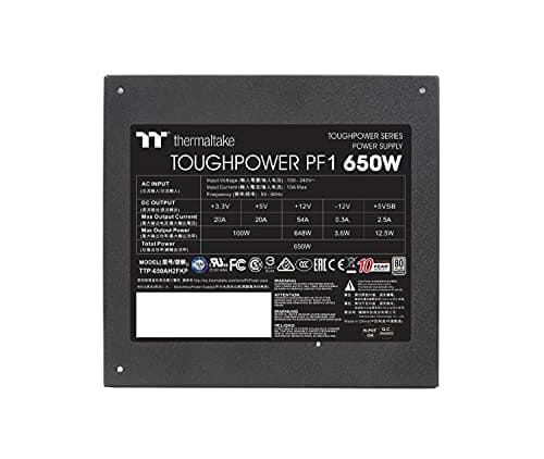 Thermaltake Toughpower PF1 - TT Premium Edition 650W Fully Modular 80+ Platinum Certified image