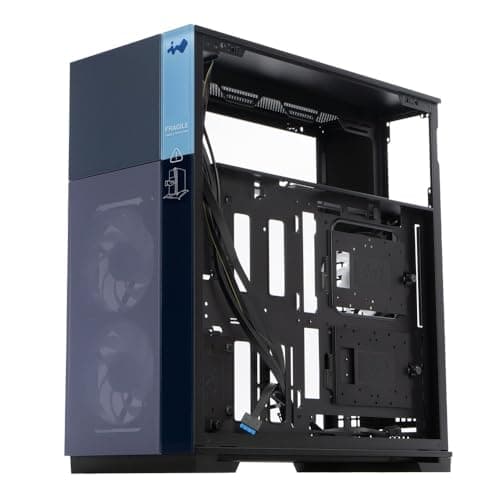 In Win F5 ATX Full Tower Black with Tempered Glass Side Panel and Front Panel USB 3.2 Gen 2x2 Type-C, USB 3.2 Gen 1 Type-A image