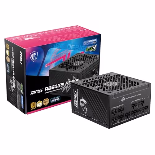 MSI MPG A850GS PCIE5 Black 850W Fully Modular 80+ Gold image