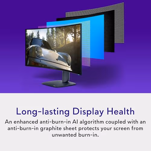 Dell Alienware AW3425DW 34.2" 1440p 240Hz QD-OLED Curved Monitor image