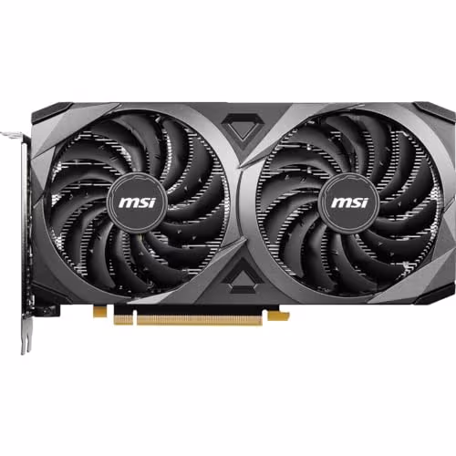 MSI VENTUS 2X OC GeForce RTX 3060 8GB GDDR6 Black image