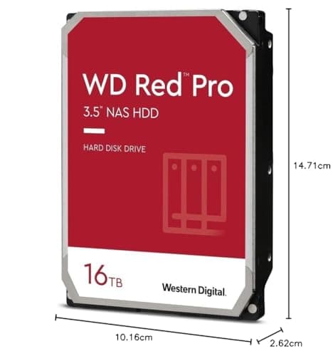 Western Digital Red Pro 16TB HDD 3.5" SATA image