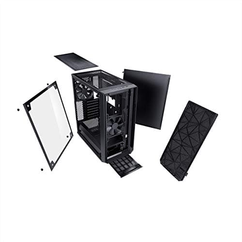 Fractal Design Meshify C ATX Mid Tower Black Tempered Glass Side Panel image