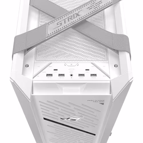 ASUS ROG Strix Helios II White Edition EATX mid-Tower Gaming PC case image