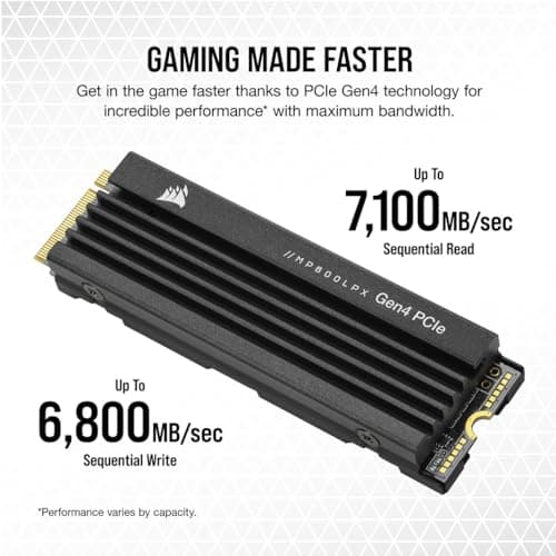 Corsair MP600 PRO LPX 8TB SSD M.2-2280 PCIe 4.0 X4 NVMe image