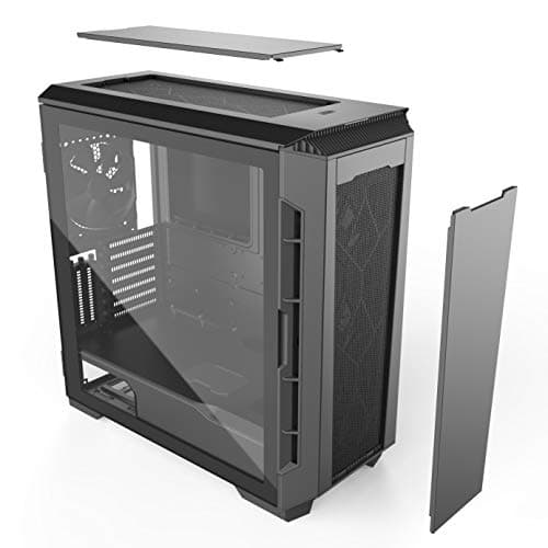 Phanteks Eclipse P600S ATX Mid Tower Black with Tinted Tempered Glass Side Panel and USB 3.2 Gen 2 Type-C, USB 3.2 Gen 1 Type-A Front Panel image