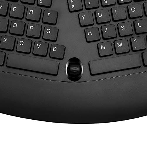 Adesso WKB-1600CB Wireless Ergonomic Keyboard with Optical Mouse image
