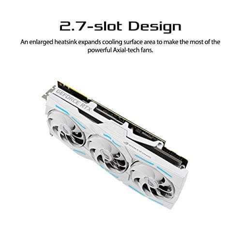 ROG Strix White GeForce RTX 2080 Super Overclocked Triple-Fan 8GB GDDR6 PCIe 3.0 Graphics Card image