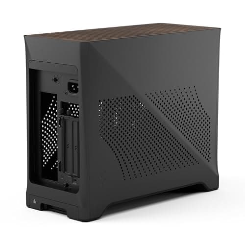 Fractal Design Era Mini-ITX Tower Black / Brown Mesh Side Panel, USB 3.2 Gen 2x2 Type-C/USB 3.2 Gen 1 Type-A image