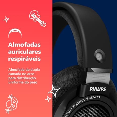 Philips SHP9500 Open-Back Headphones image