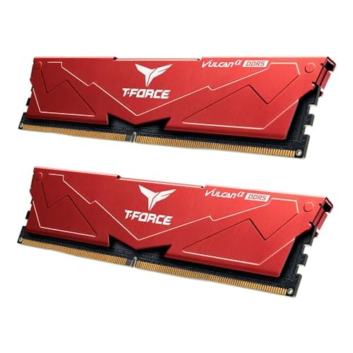 TEAMGROUP T-Force Vulcanα Red DDR5-6000 CL38 32GB (2x16GB) image