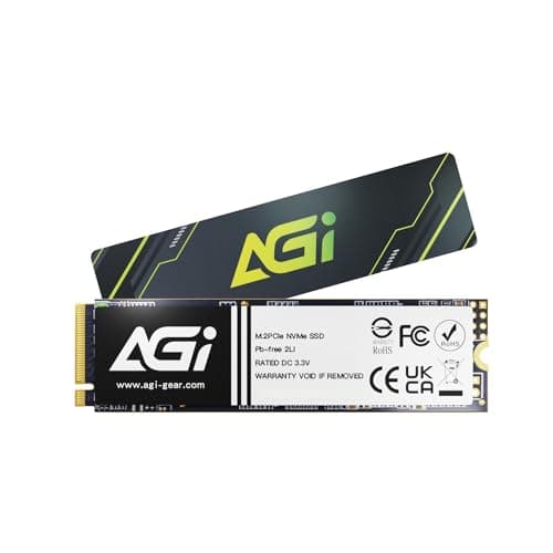 AGI AI298 1TB M.2-2280 SSD PCIe 3.0 X4 NVMe image
