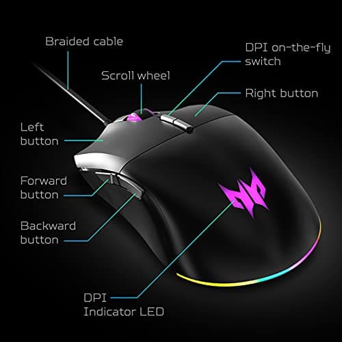 Acer Predator Cestus 330 Wired Optical Gaming Mouse image