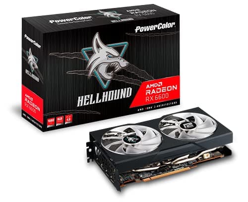 PowerColor Hellhound Radeon RX 6600 8GB GDDR6 Black / White image
