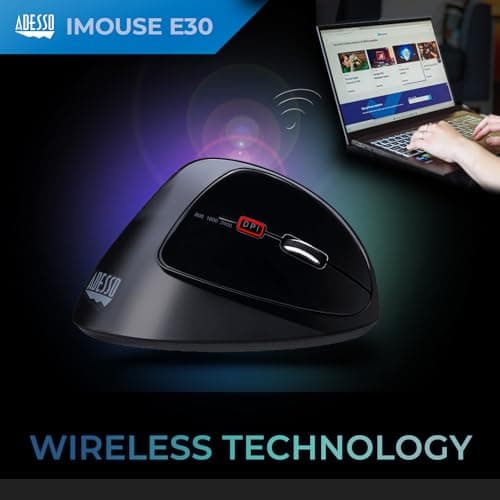 Adesso iMouse E30 Wireless Optical Mouse image
