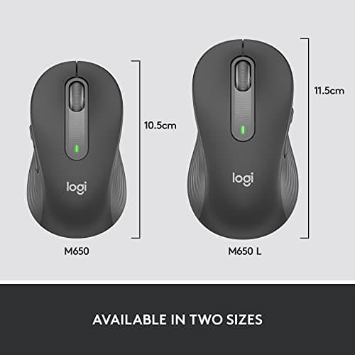 Logitech Signature M650 Bluetooth Wireless Wired Optical Mouse image