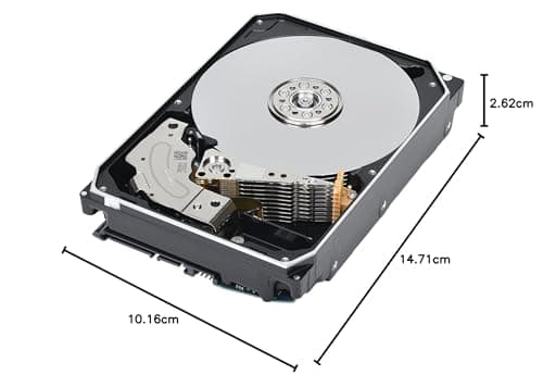 Toshiba N300 NAS 16 TB HDD 7200RPM 3.5" SATA 6.0 Gb/s image