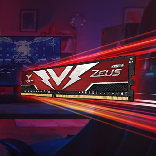 TEAMGROUP T-Force Zeus Red DDR4-3200 CL20 16GB (2x8GB) image