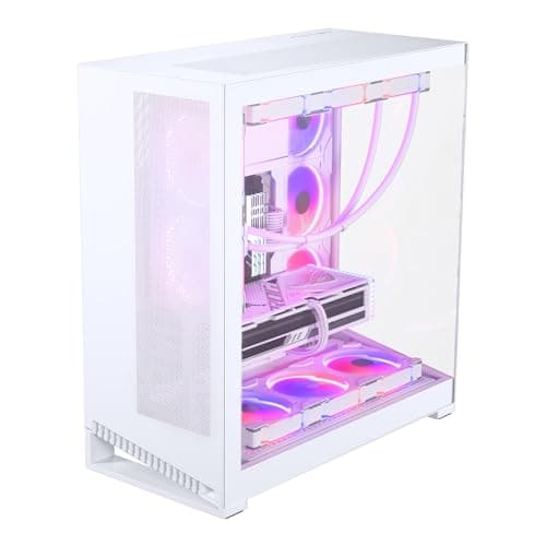 Phanteks NV9 ATX Full Tower White with Tempered Glass Side Panel and USB 3.2 Gen 2 Type-C, USB 3.2 Gen 1 Type-A image