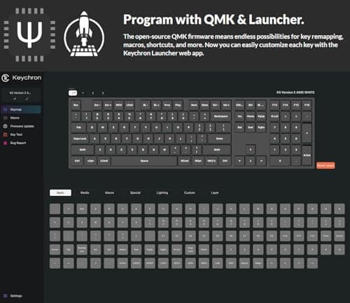 Keychron K5 QMK V2 Bluetooth/Wired Mechanical Gaming Keyboard image