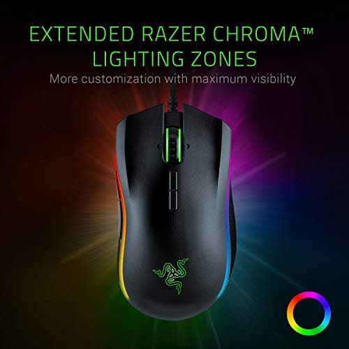 RAZER MAMBA ELITE: 5G True 16,000 DPI Optical Sensor - 9 Programmable Buttons - Ergonomic Form Factory - Razer Chroma Enabled - Esports Gaming Mouse (Renewed) image