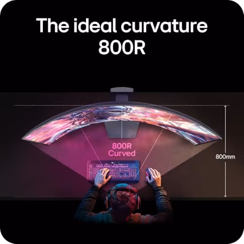 LG UltraGear 45GX950A-B 44.5" 5120x2160 165Hz OLED Curved Monitor image