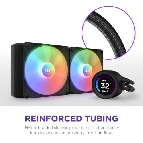 NZXT Kraken Elite Water 280mm RGB 90.79 CFM Black image