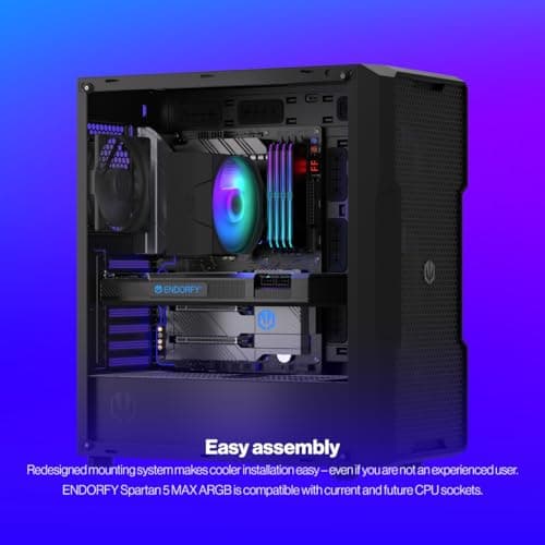 ENDORFY Spartan 5 MAX Air 146mm ARGB Black / Silver image