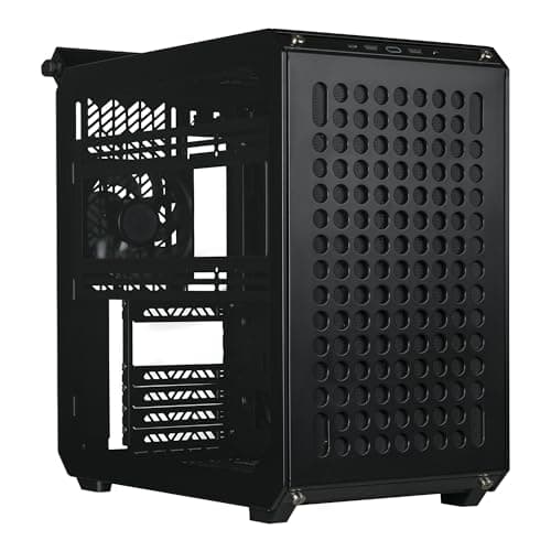 Cooler Master QUBE 500 Flatpack ATX Mid Tower Black Tempered Glass Side Panel image