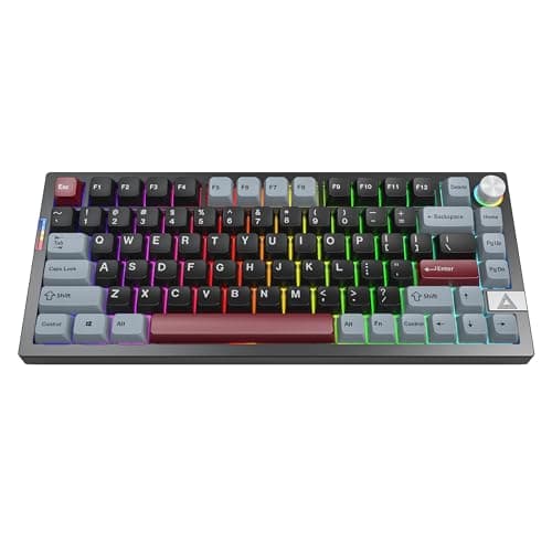 Montech MK75DY RGB Bluetooth/Wireless/Wired Mini Gateron G Pro 3.0 Yellow Mechanical Keyboard image