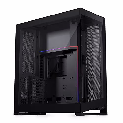 Phanteks NV7 ATX Full Tower Black with Tempered Glass Side Panel and USB 3.2 Gen 2 Type-C, USB 3.2 Gen 1 Type-A image