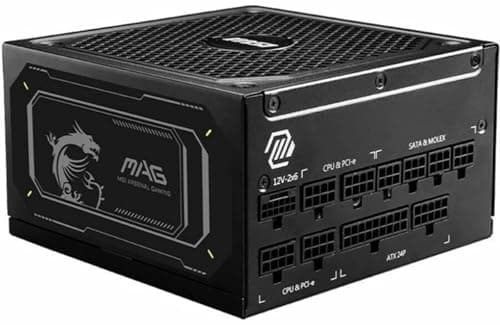 MSI MAG A-GL PCIE5 II Black 1000W Fully Modular 80+ Gold main image